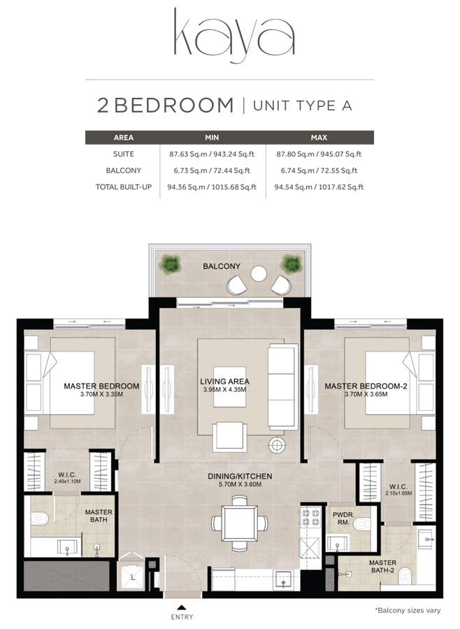 2 Bedroom