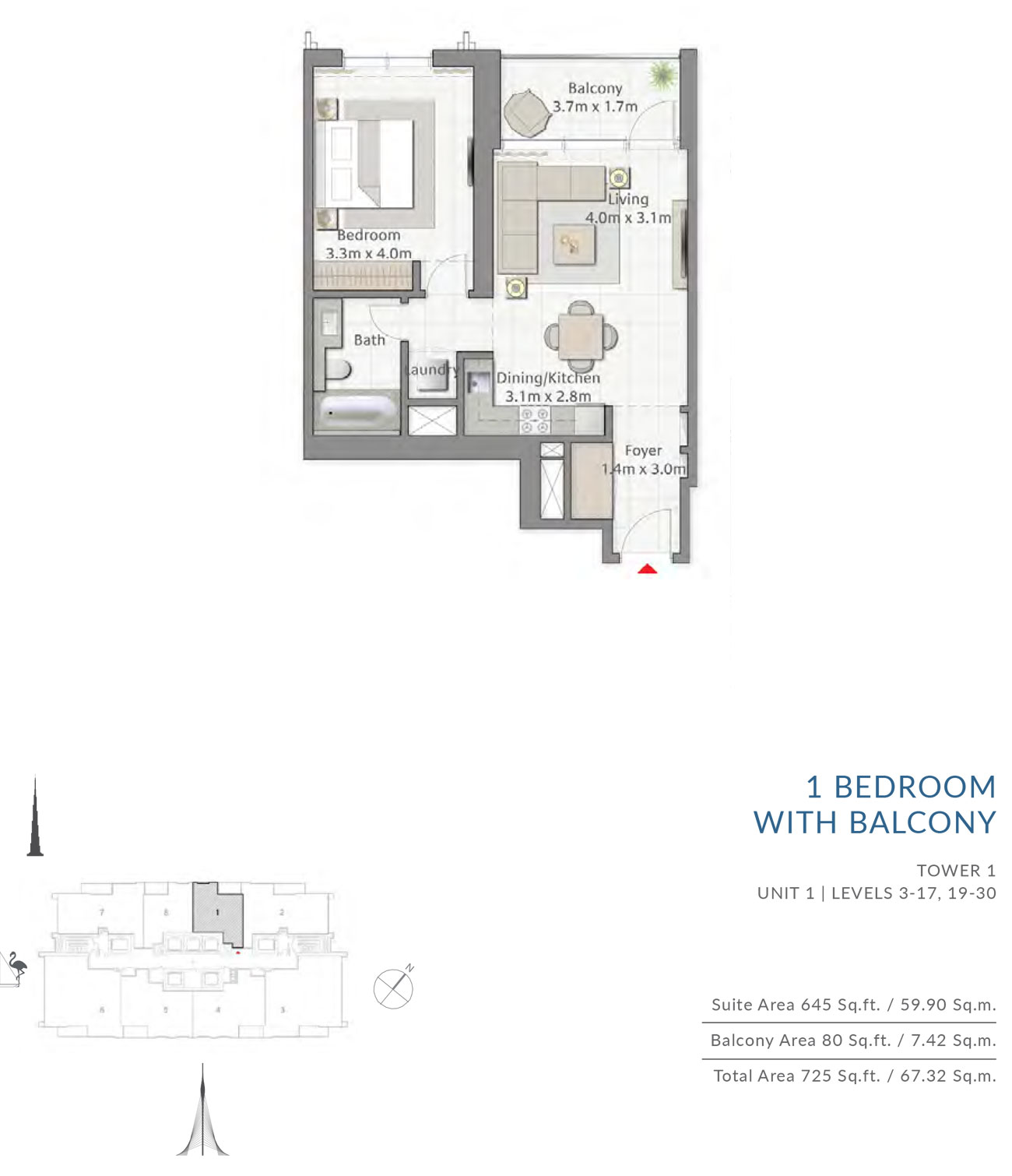 1 Bedroom