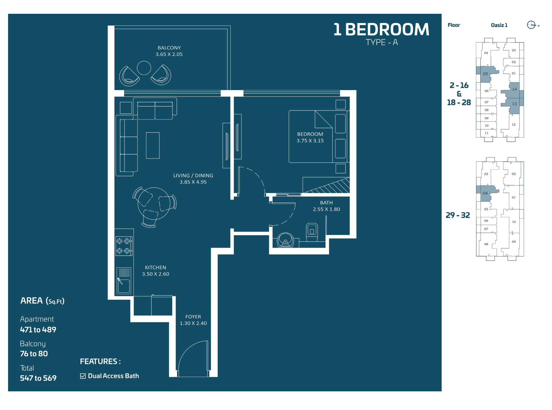 2 Bedroom