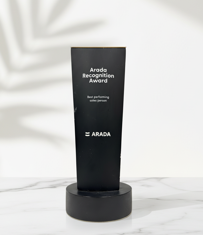 ARADA BROKER AWARD - BEST PERFORMING BROKER - ARADA
