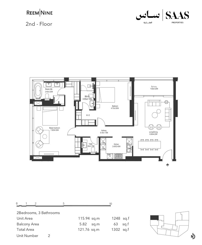 2 Bedroom