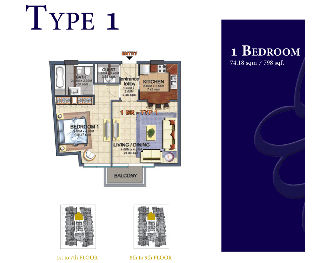 1 Bedroom