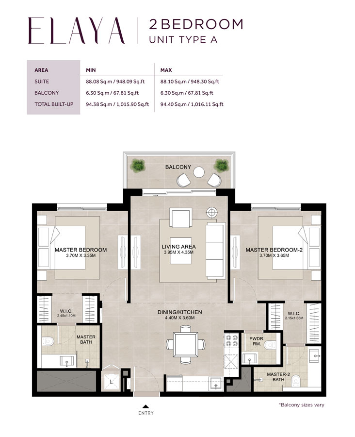 2 Bedroom