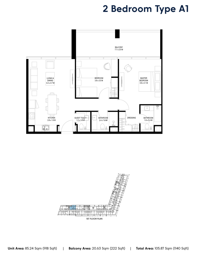 2 Bedroom