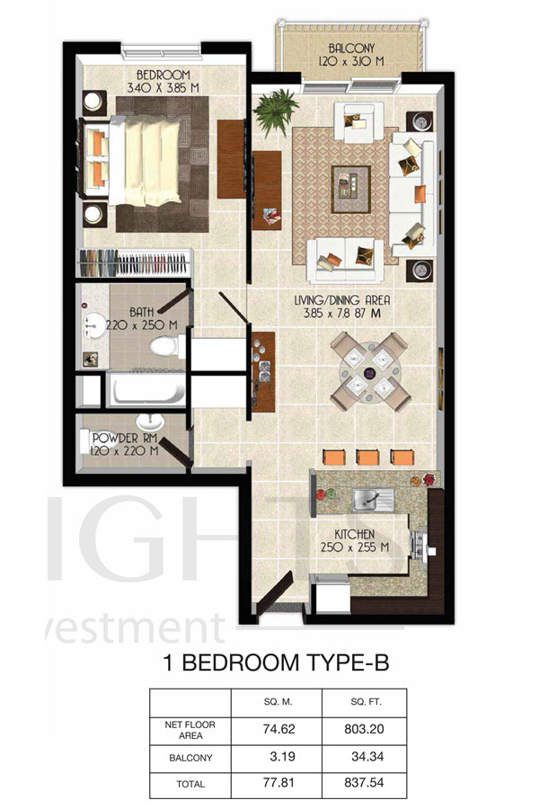 1 Bedroom