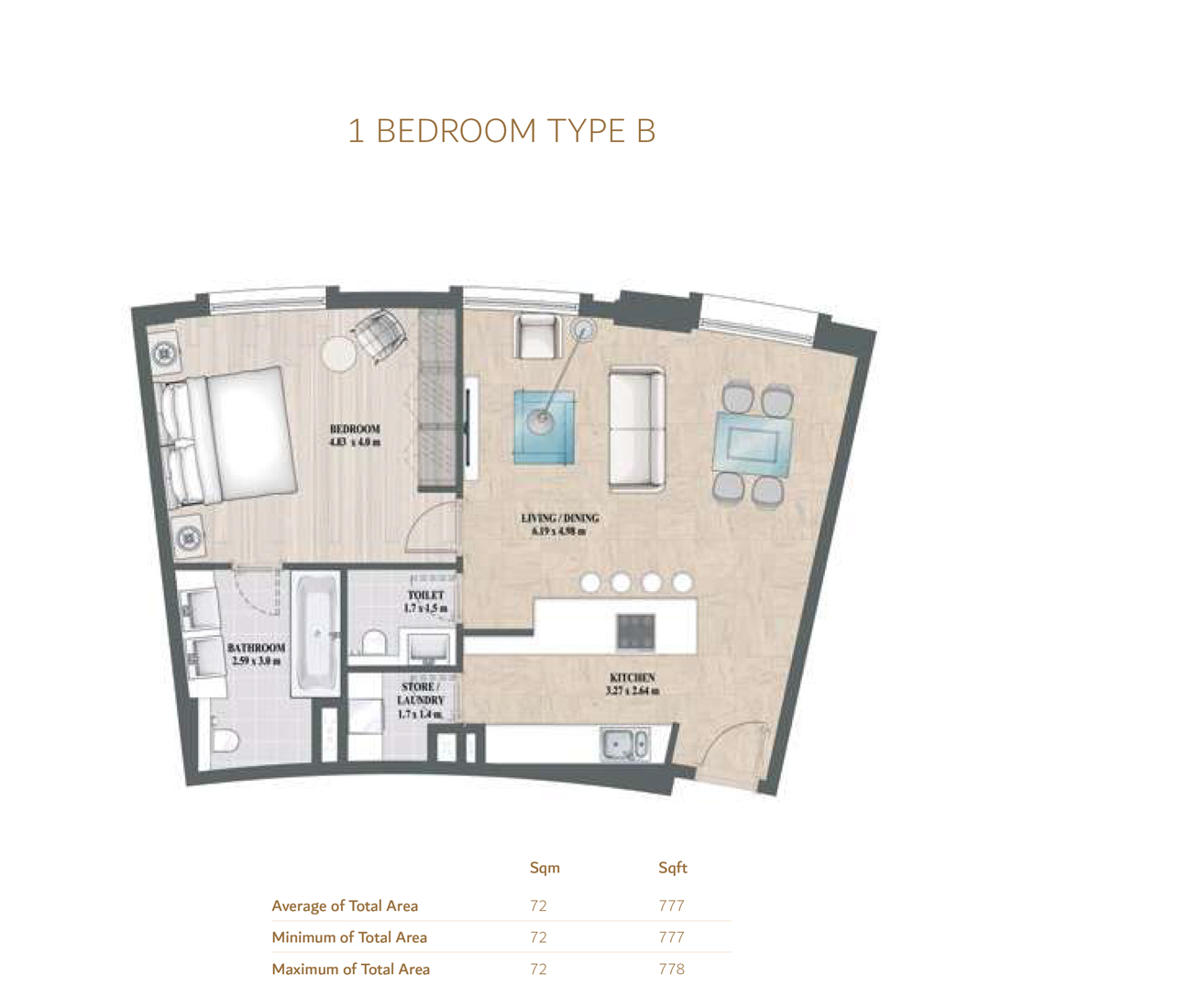 1 Bedroom