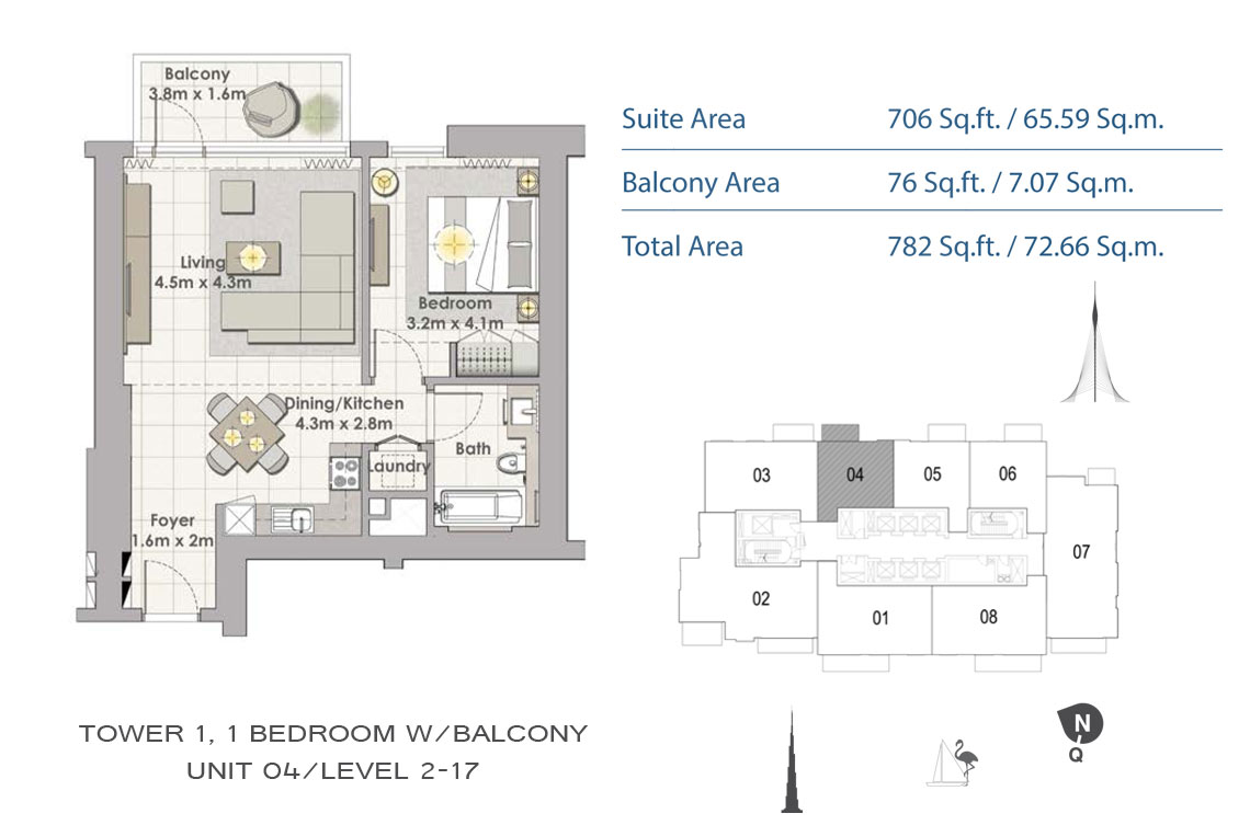 1 Bedroom