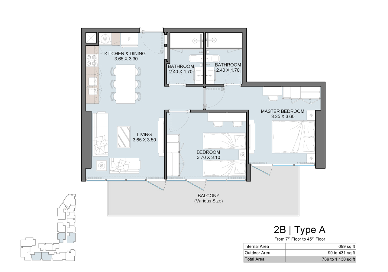 2 Bedroom