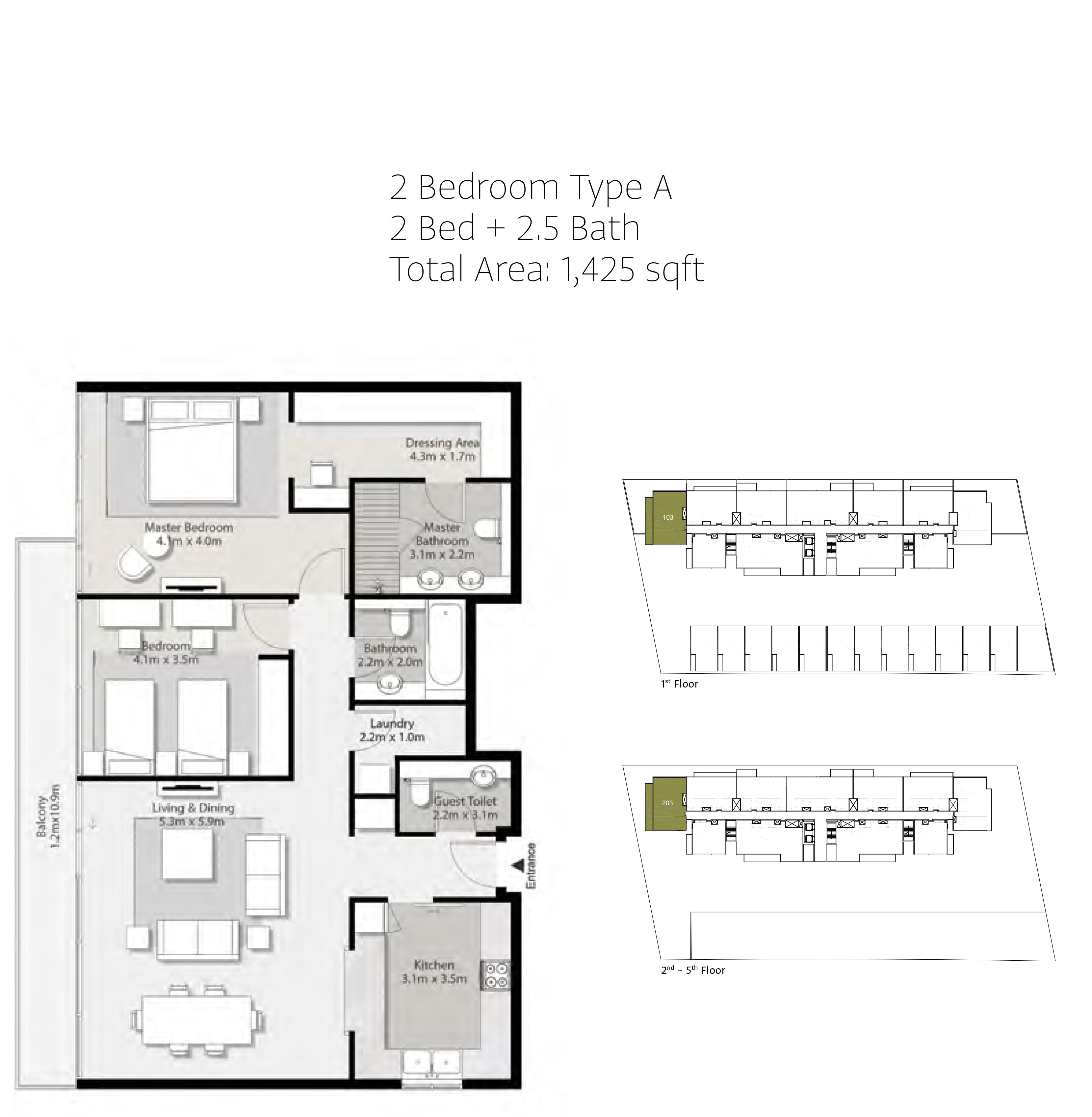 2 Bedroom