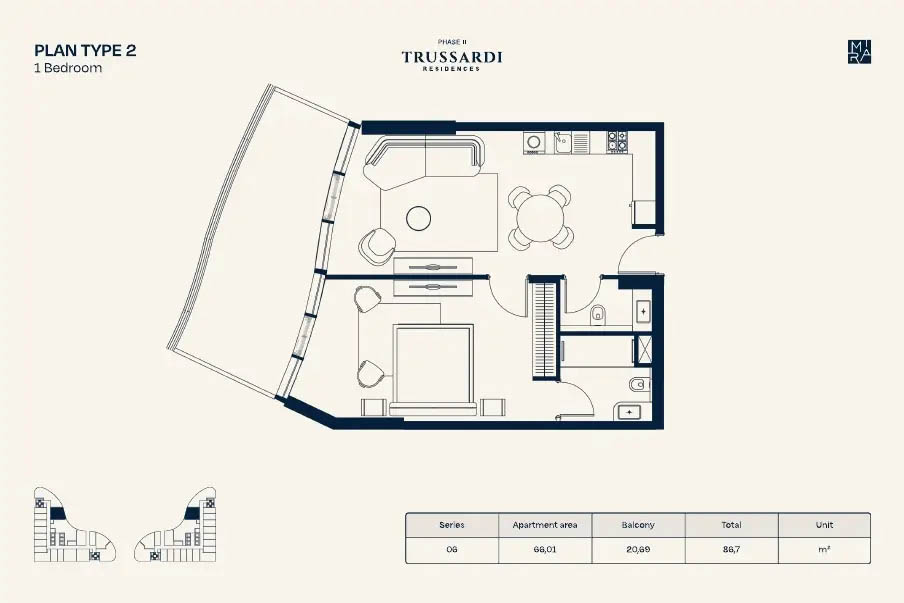 2 Bedroom
