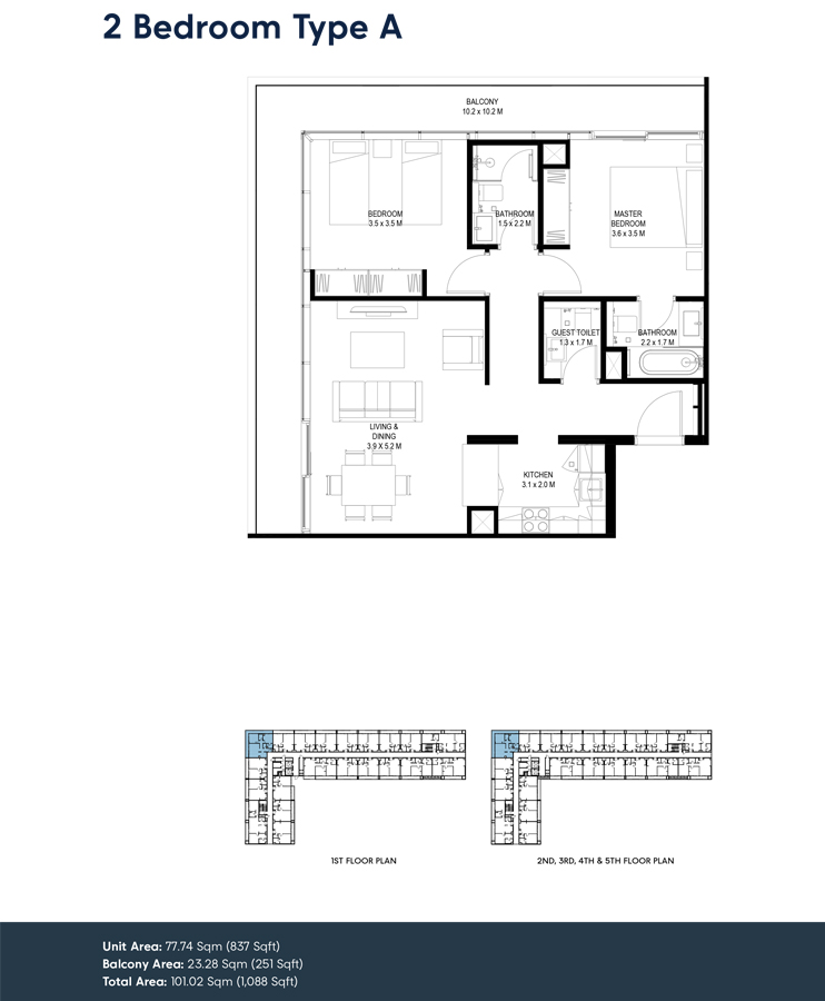 2 Bedroom