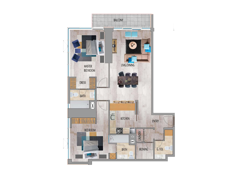2 Bedroom