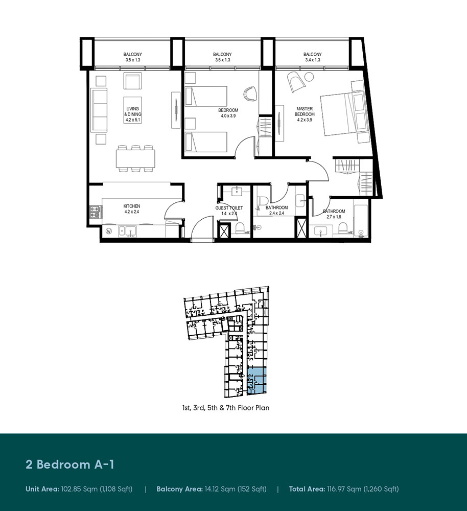2 Bedroom