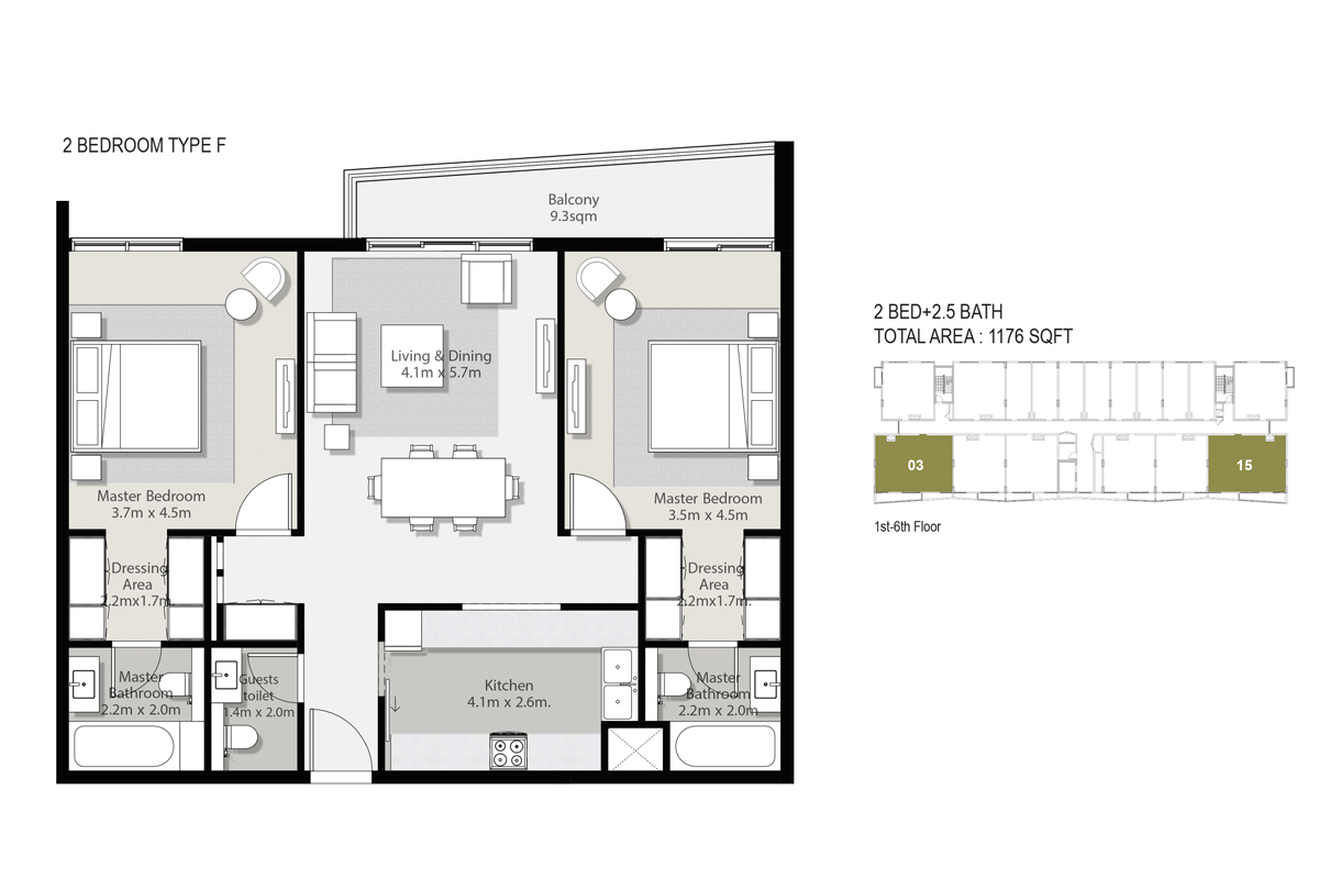 2 Bedroom
