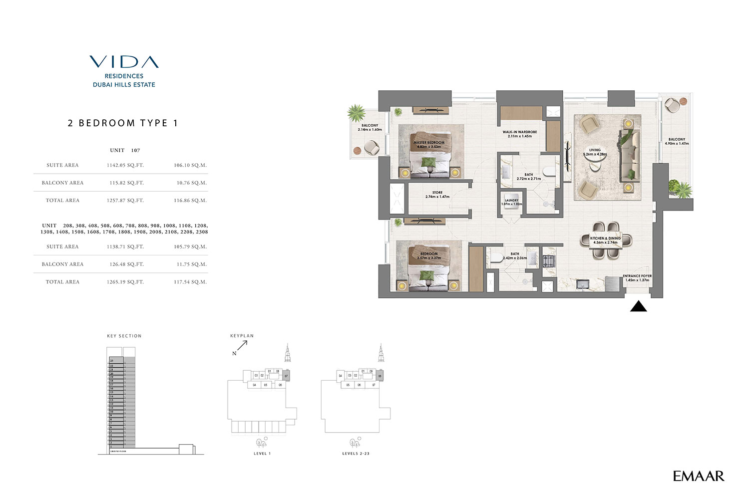 2 Bedroom