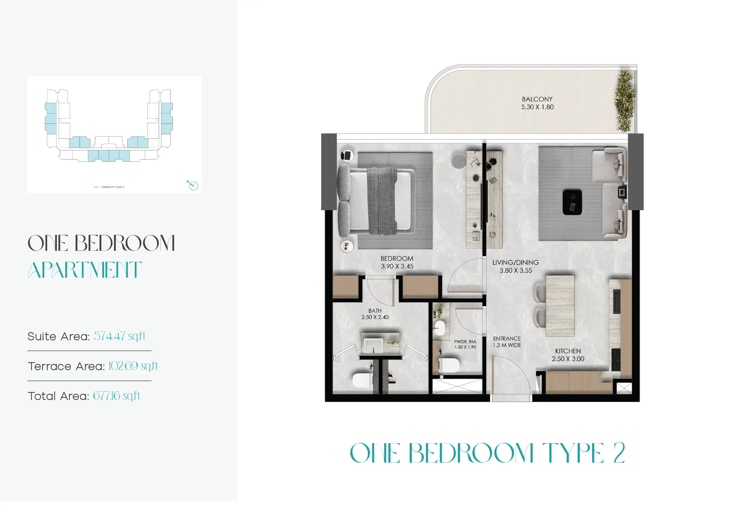2 Bedroom