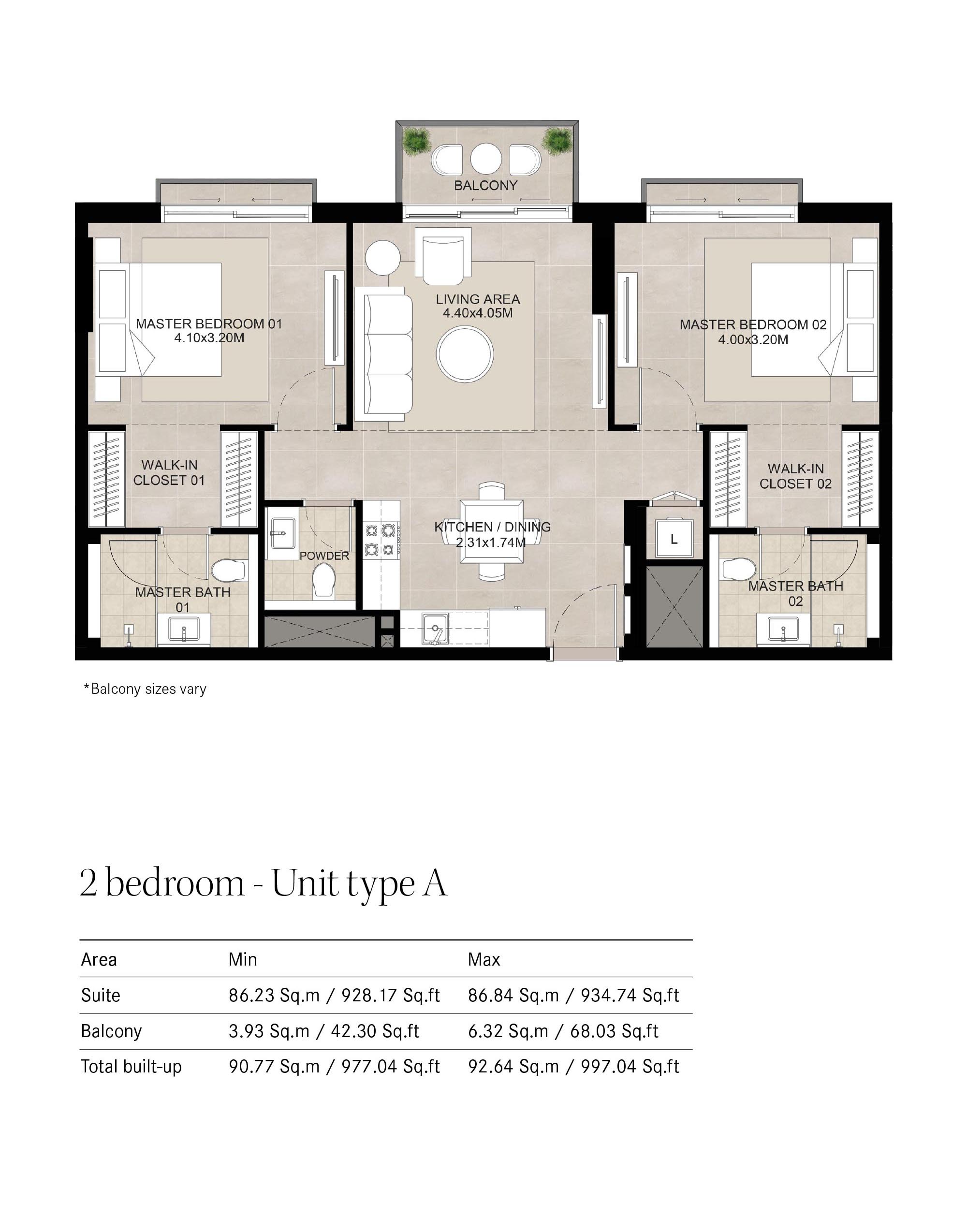 2 Bedroom