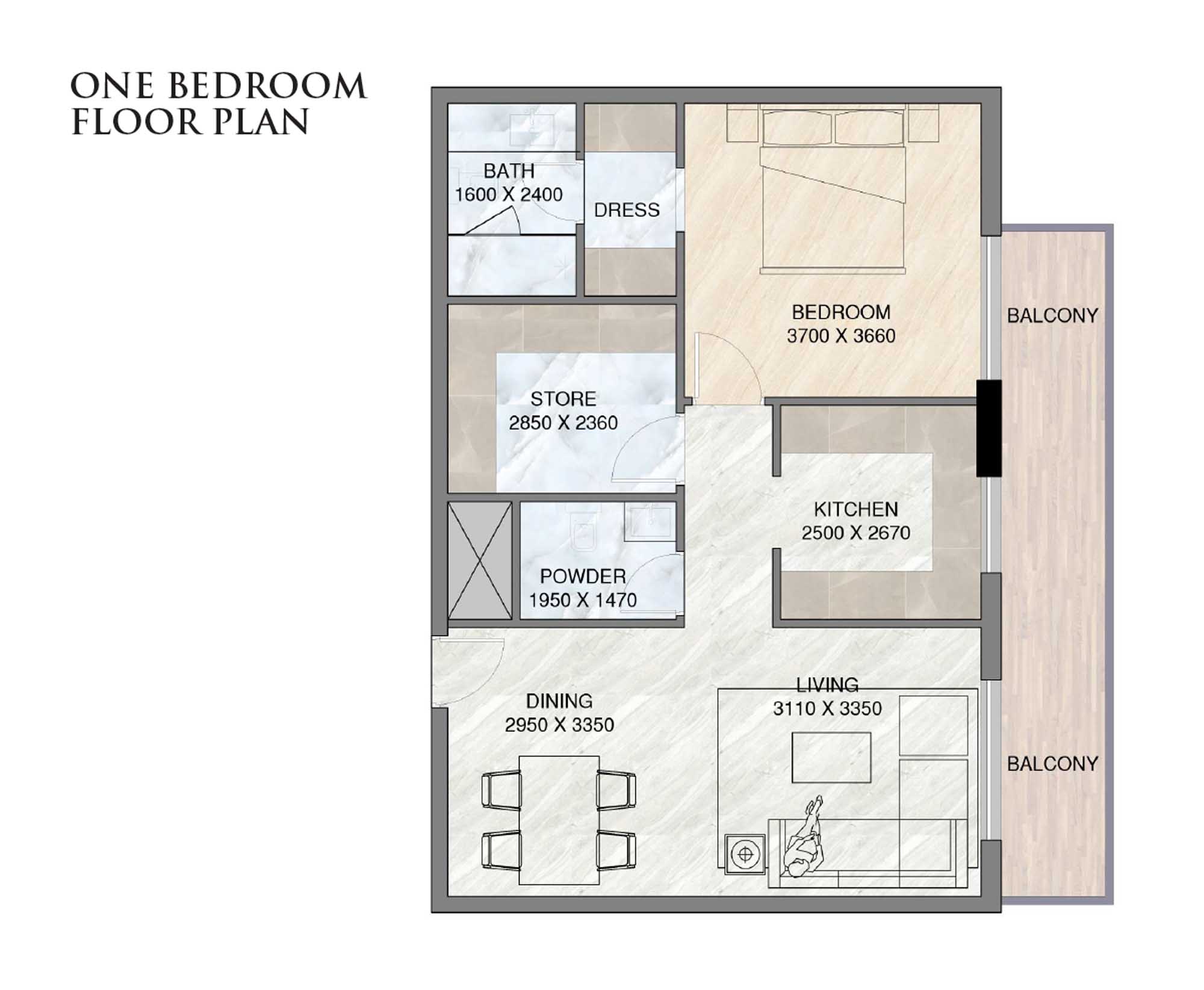 1 Bedroom