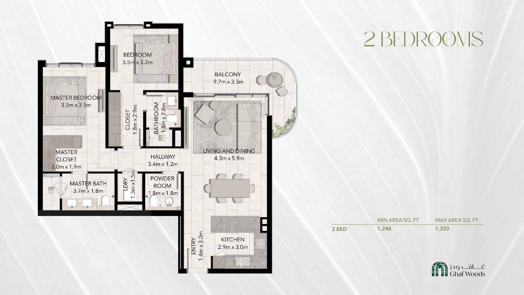 2 Bedroom
