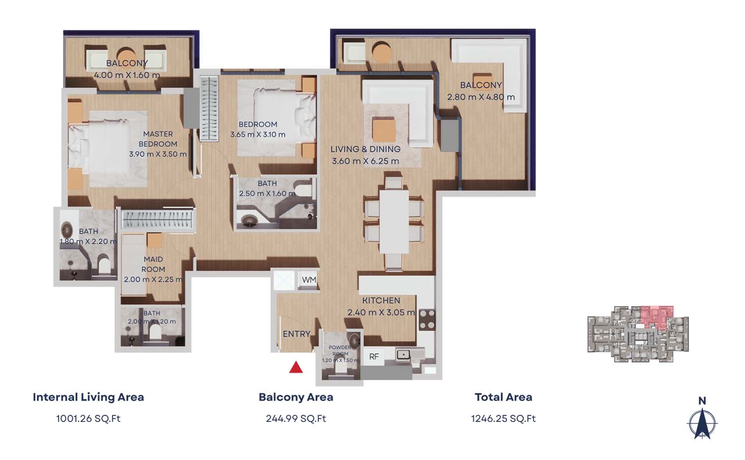 2 Bedroom