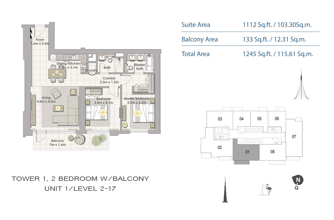 2 Bedroom