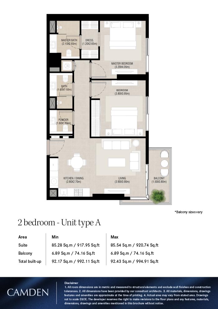 2 Bedroom