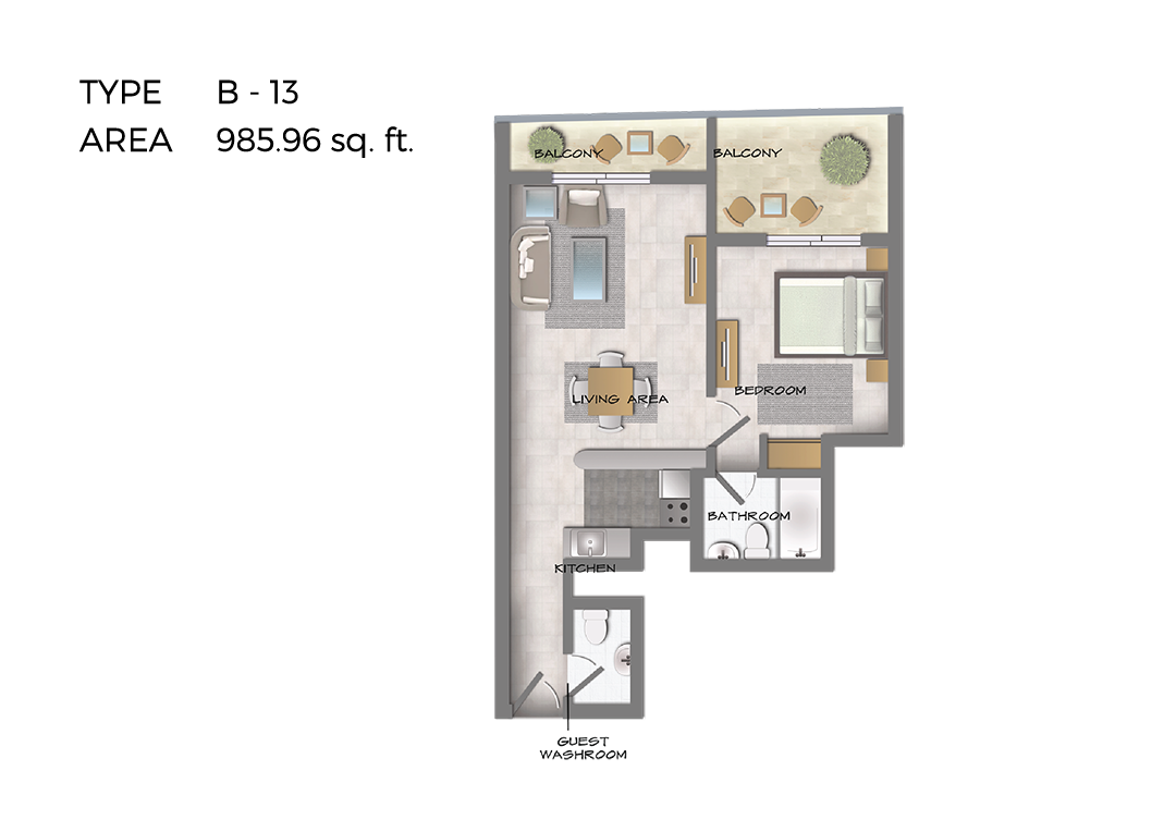 2 Bedroom