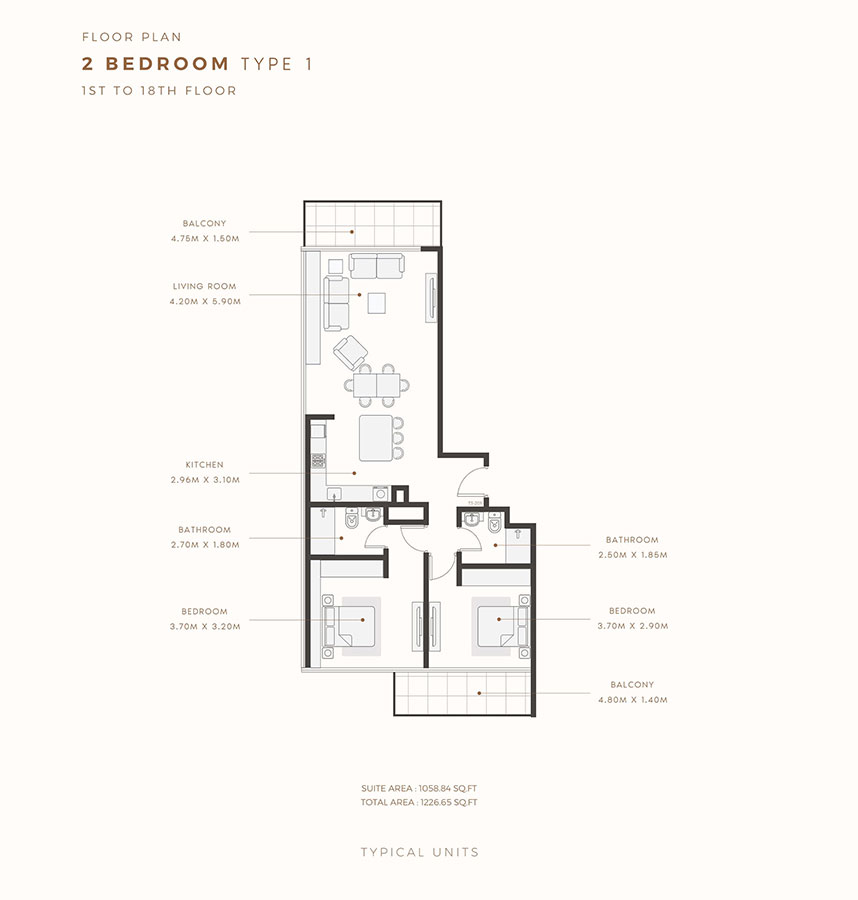 2 Bedroom