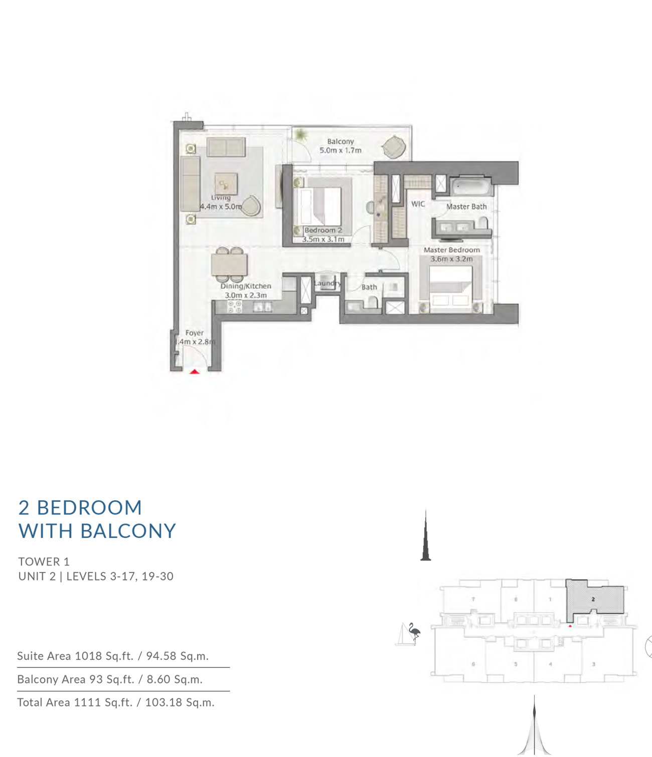 2 Bedroom