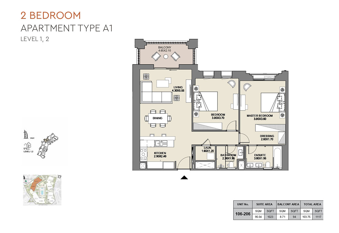 2 Bedroom
