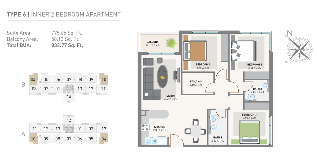 2 Bedroom