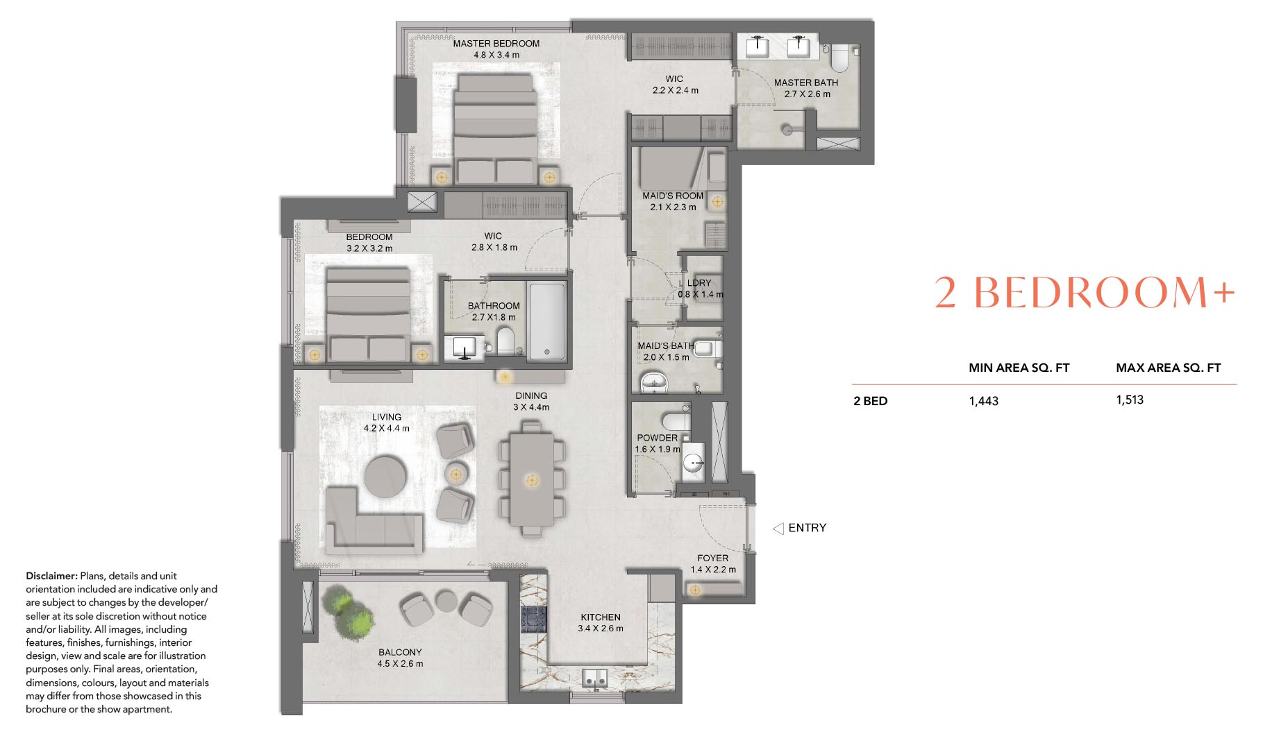 2 Bedroom