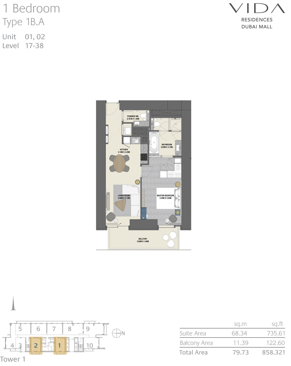 1 Bedroom