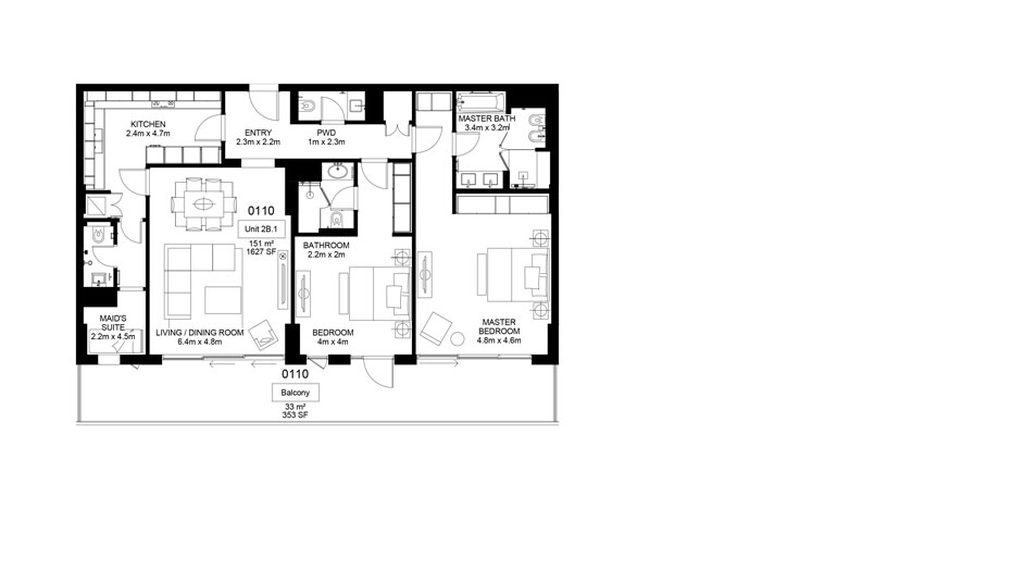 2 Bedroom