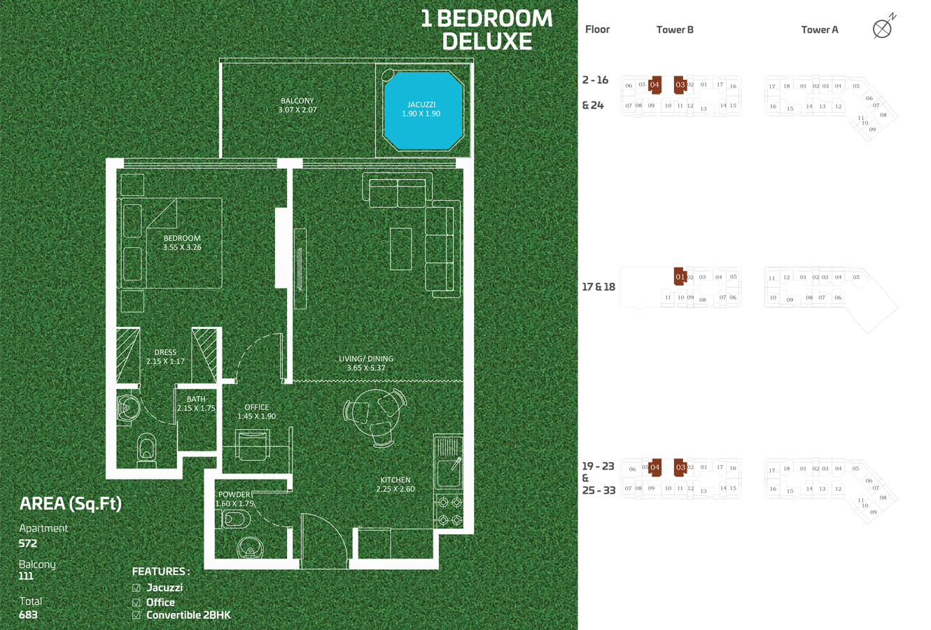 2 Bedroom