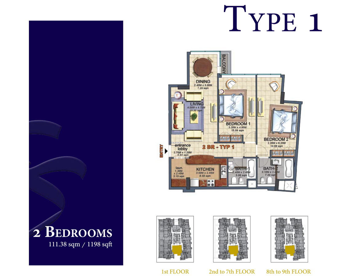 2 Bedroom