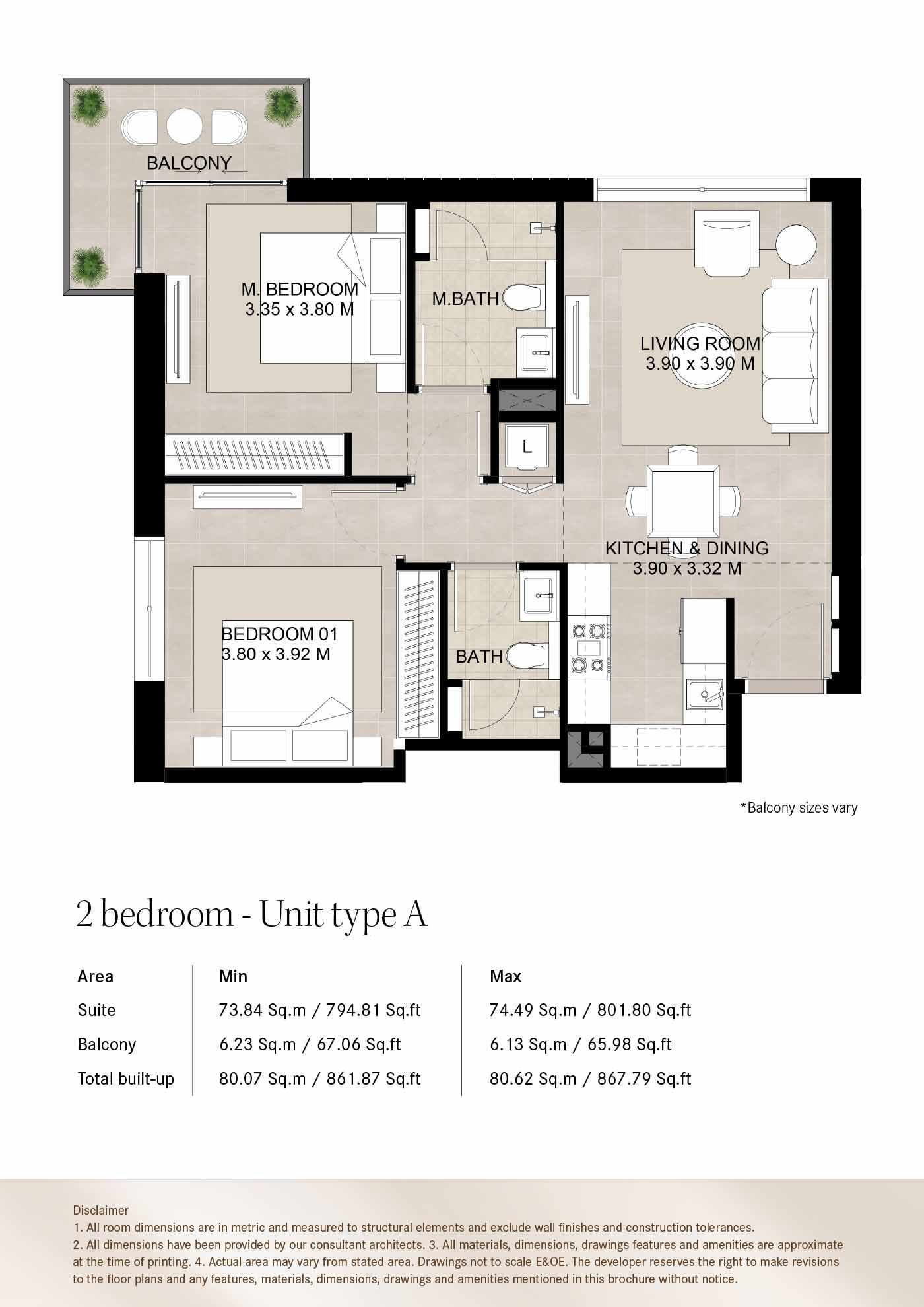 2 Bedroom