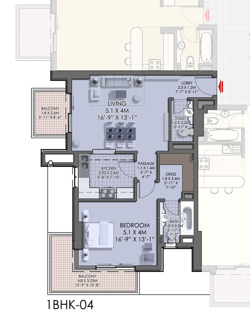 2 Bedroom