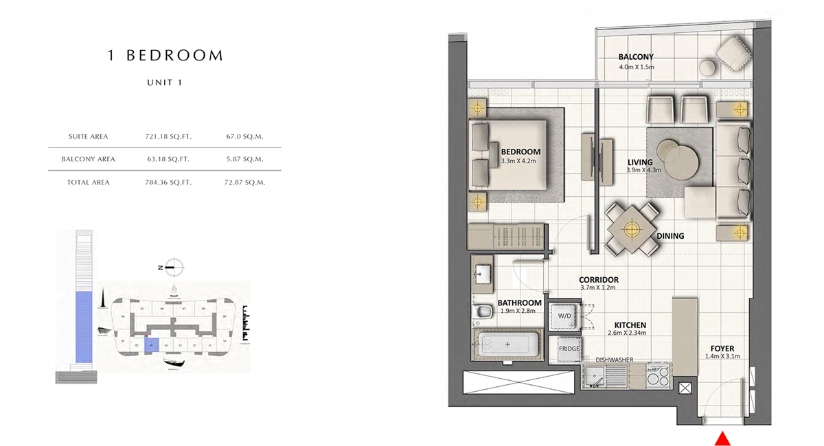 1 Bedroom